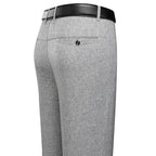 Men's Business Casual Straight-Leg Trousers