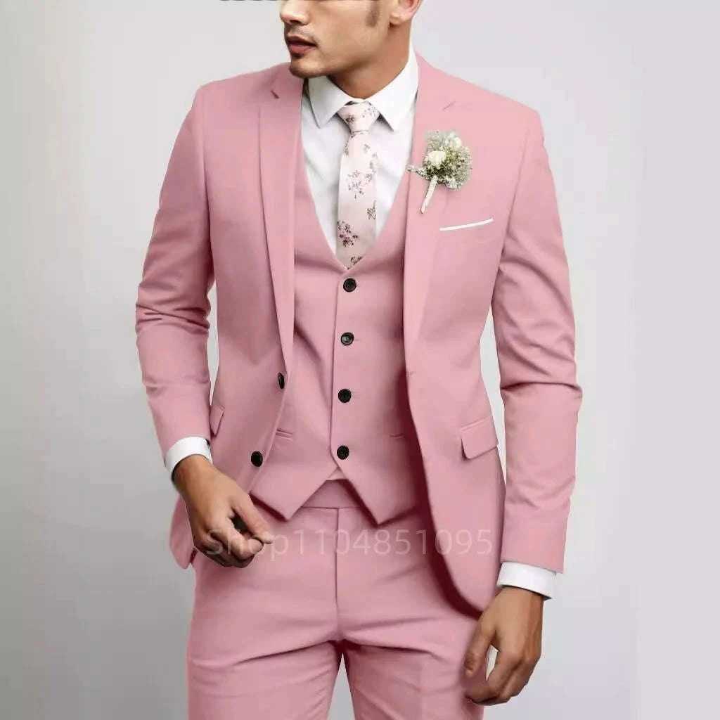 Refined Matcha Green 3-Piece Slim Fit Suit for Men Koala Sydney 