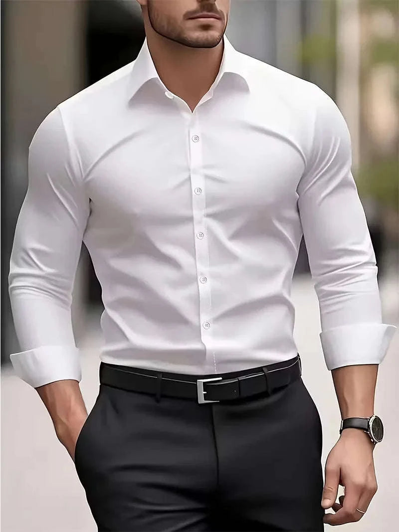 Men's Lightweight Long Sleeve Business Shirt Koala Sydney 