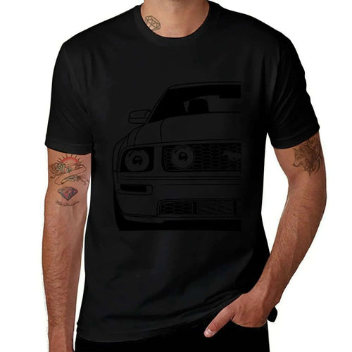 Ford Mustang Inspired Graphic Oversized T-Shirt Koala Sydney 