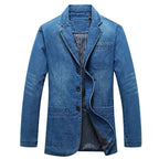 Mens Denim Blazer Men Fashion Cotton Vintage Suit Koala Sydney 