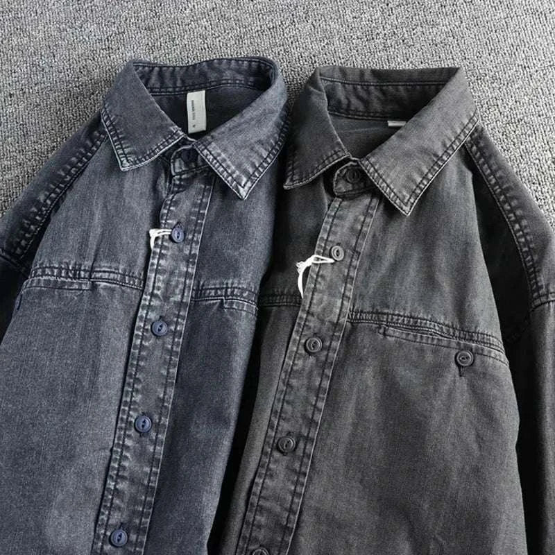 Vintage Heavy-Wash Denim Jacket for Men Koala Sydney 