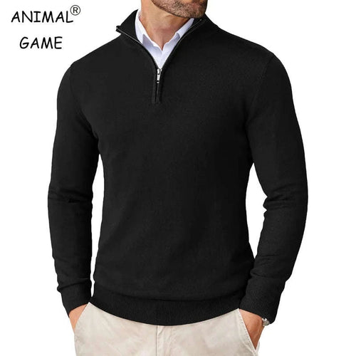 Lightweight Quarter-Zip Knit Pullover Koala Sydney 
