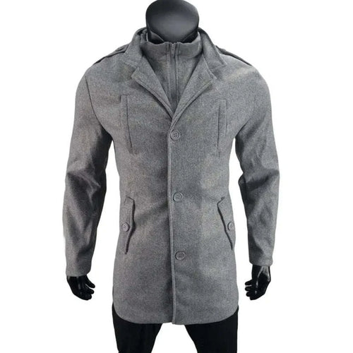 Men's Knit Zip-Up Wool Blend Jacket Koala Sydney 
