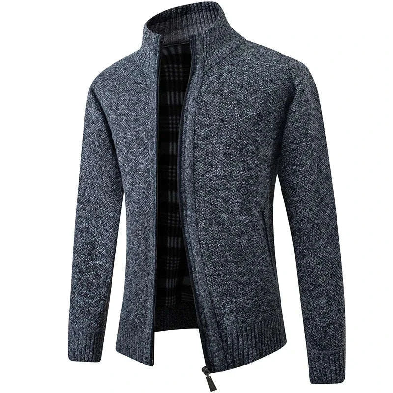 Wool-Blend Zip Cardigan Sweater Koala Sydney 