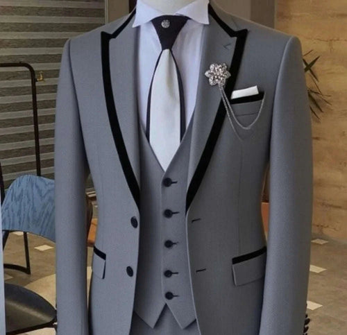 Men’s Slim-Fit Formal Suit Set – 3-Piece Koala Sydney 