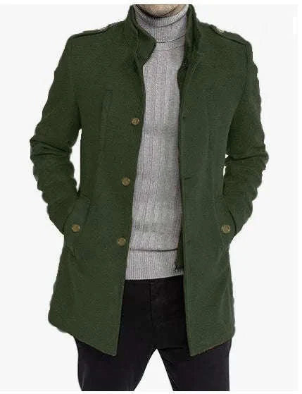 Men's Knit Zip-Up Wool Blend Jacket Koala Sydney 