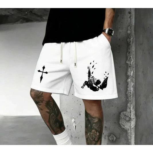 Men's Dark Gothic Summer Shorts Koala Sydney 