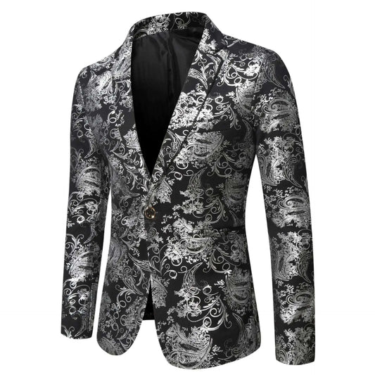 Men's Slim-Fit Printed Blazer Koala Sydney 