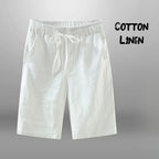 Men’s Cotton Linen Casual Shorts