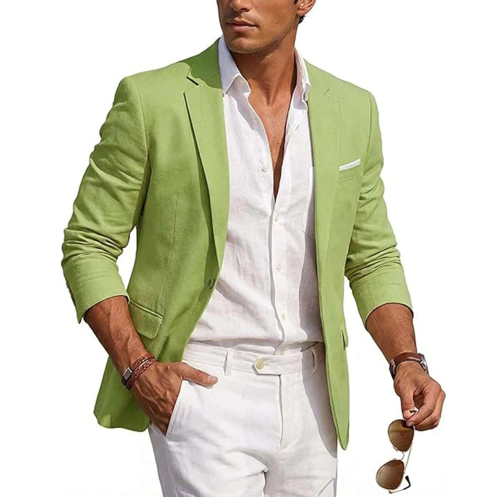 Men's Casual Linen Blazer Koala Sydney 