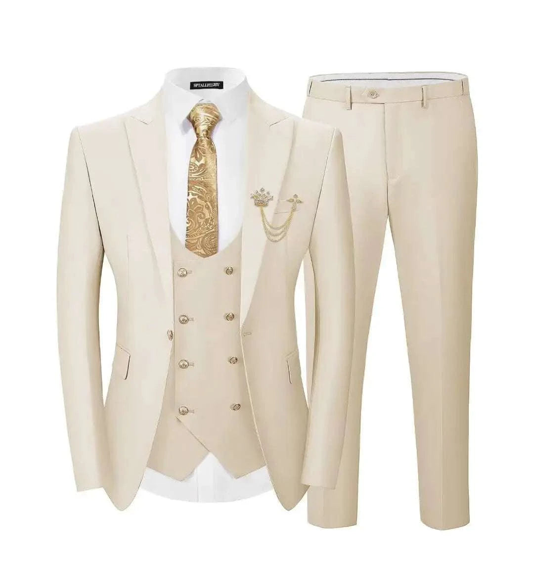 Men's 3-Piece Classic Slim Fit Suit Set Koala Sydney 