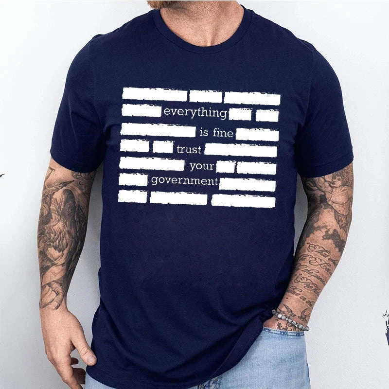 Men’s Summer “Everything Is Fine” Graphic T-Shirt Koala Sydney 