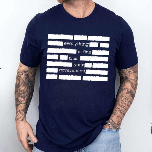 Men’s Summer “Everything Is Fine” Graphic T-Shirt Koala Sydney 