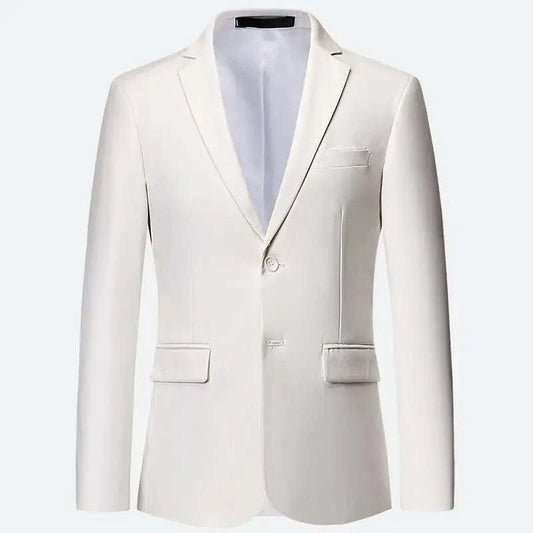 Elegant White Two-Button Men's Blazer Koala Sydney 