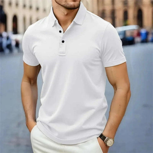 Men's Casual Solid Polo Shirt Koala Sydney 