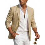 Men's Casual Linen Blazer