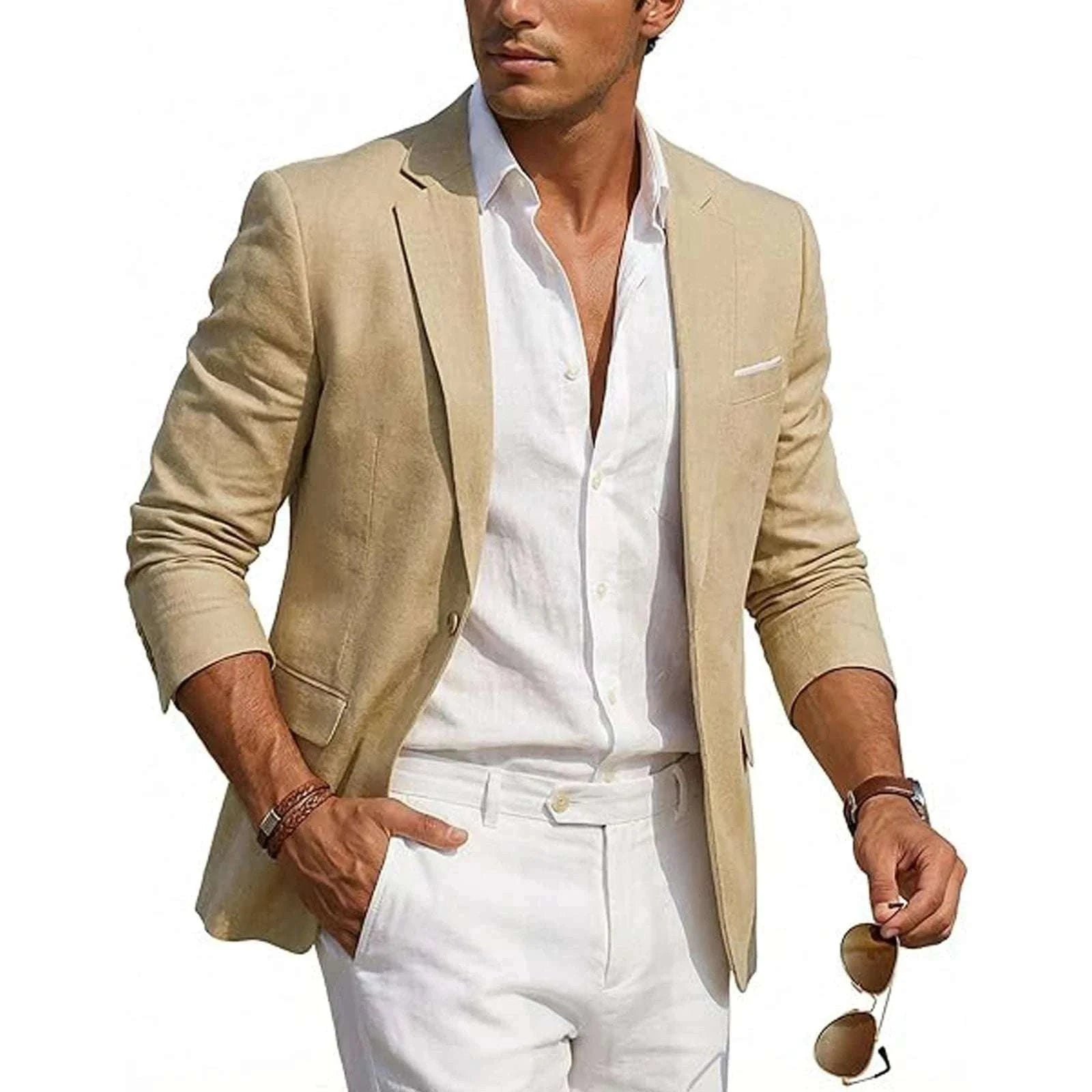 Men's Casual Linen Blazer Koala Sydney 