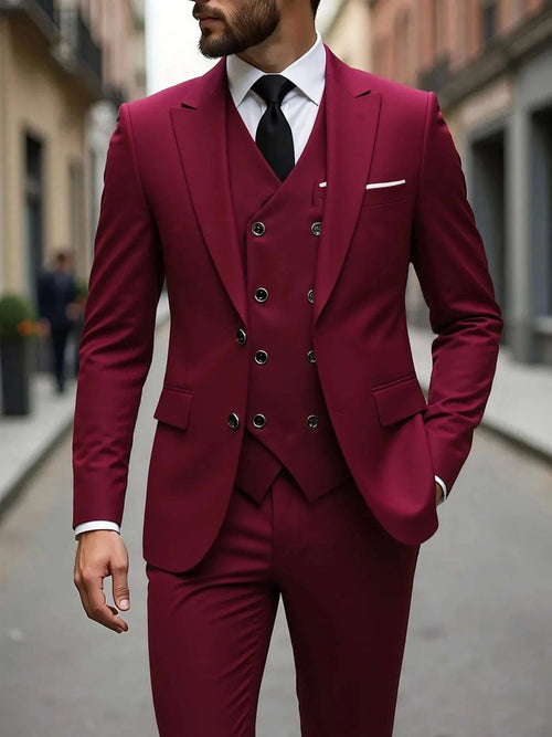 Classic Slim Fit 3-Piece Men's Wedding Tuxedo Set Koala Sydney 
