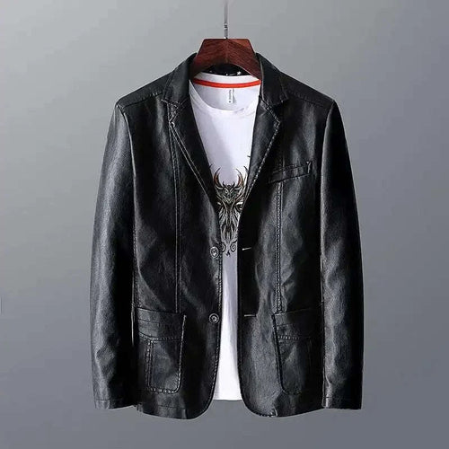 Leather Suit Men's Casual PU Leather Blazer Koala Sydney 