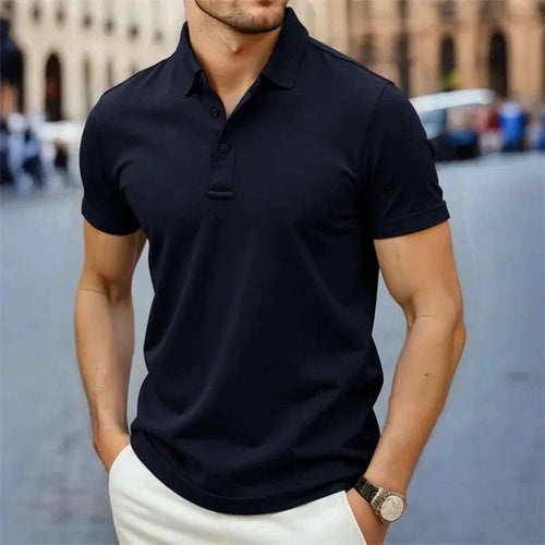 Men's Casual Solid Polo Shirt Koala Sydney 