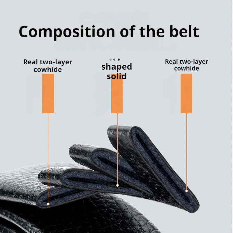 Leather Automatic Ratchet Belt