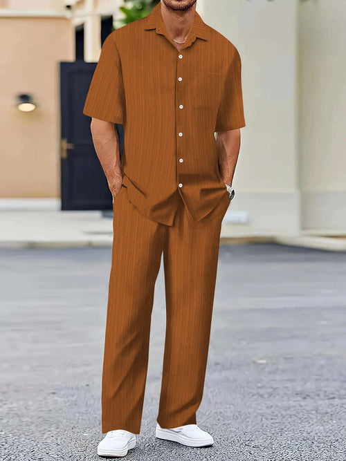 Men's Casual Linen-Style Two-Piece Set Koala Sydney 