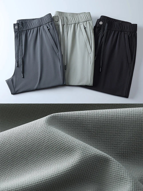Men’s Summer Casual Ice Silk Pants