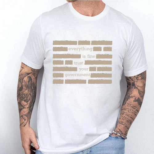 Men’s Summer “Everything Is Fine” Graphic T-Shirt Koala Sydney 