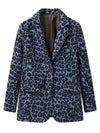 Men's Luxury Leopard Print Blazer Slim Fit Single-Breasted Koala Sydney 