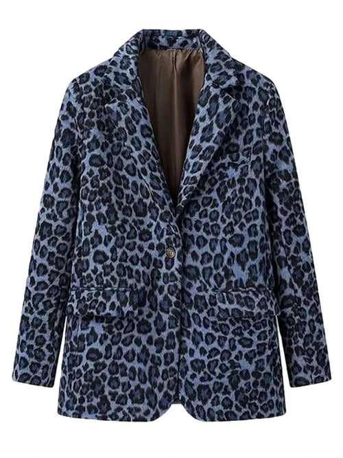 Men's Luxury Leopard Print Blazer Slim Fit Single-Breasted Koala Sydney 