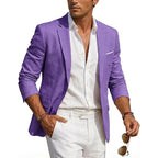Men's Casual Linen Blazer