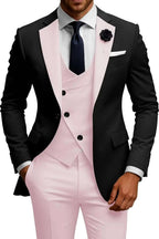 Men's 3-Piece Slim Fit Double Breasted Suit Koala Sydney 