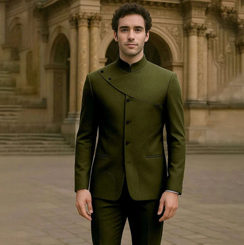 Men’s Custom High-Fashion Suit – Single-Breasted Two-Piece Set (Jacket + Pants) Koala Sydney 