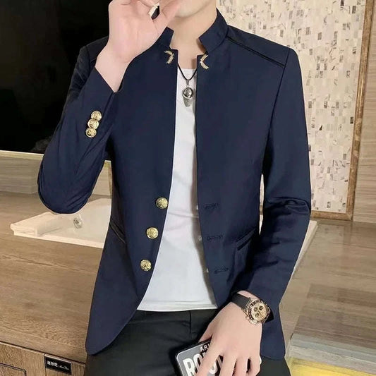 Men’s Casual Stand Collar Blazer Koala Sydney 