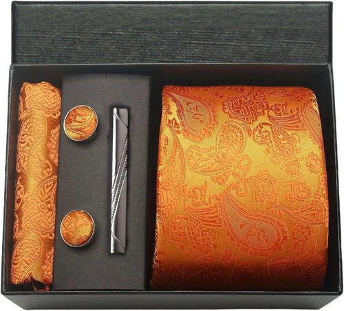 Silk Paisley Tie Gift Set