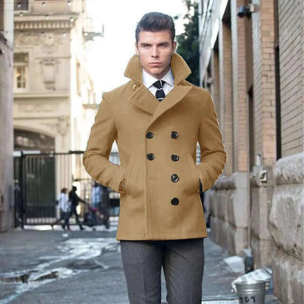 Coat, Suit Jacket Woolen, Double Breasted, Elegant Suits for Men Koala Sydney 
