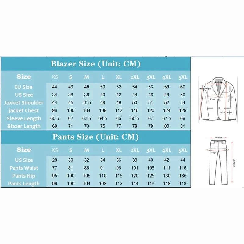 Men's 2-Piece Slim Fit Suit Set Koala Sydney 