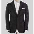 Men's Wool Blazer Single Breasted Slim Fit Suit Jacket