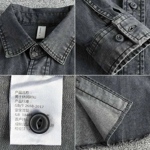 Vintage Heavy-Wash Denim Jacket for Men Koala Sydney 