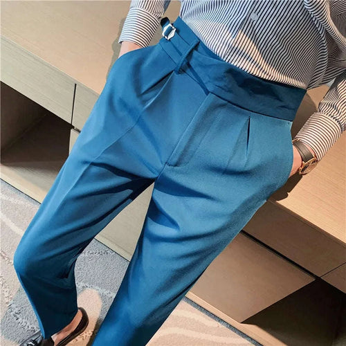 Men's British Style Slim Fit Formal Suit Pants Koala Sydney 
