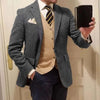 Men's Herringbone Single-Breasted Blazer Koala Sydney 