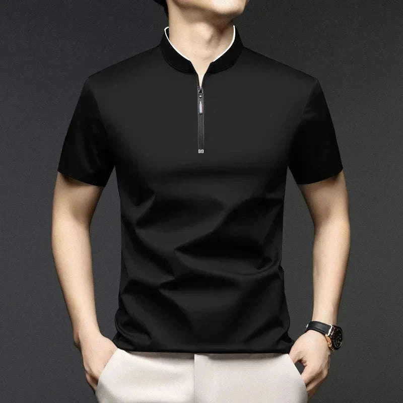 Men's Casual Zip Polo Shirt Koala Sydney 