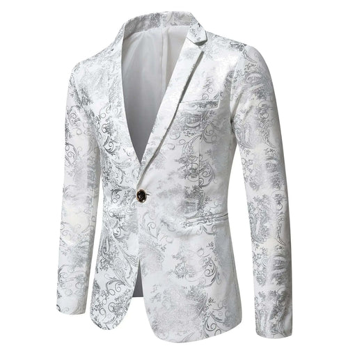 Men's Slim-Fit Printed Blazer Koala Sydney 