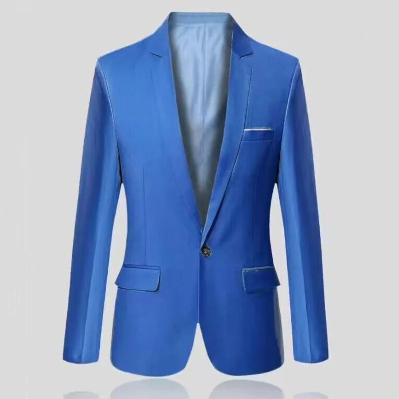 Men’s Trendy Slim Fit Business Blazer