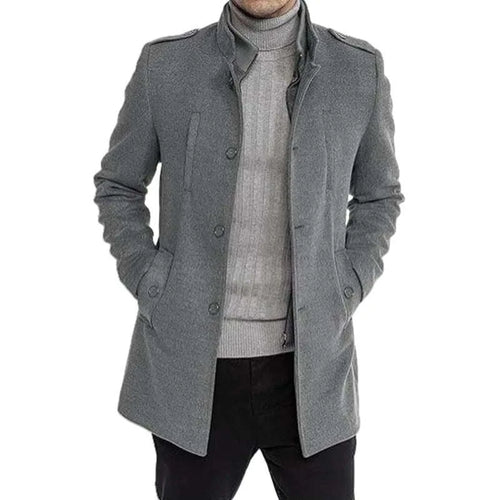 Men's Knit Zip-Up Wool Blend Jacket Koala Sydney 