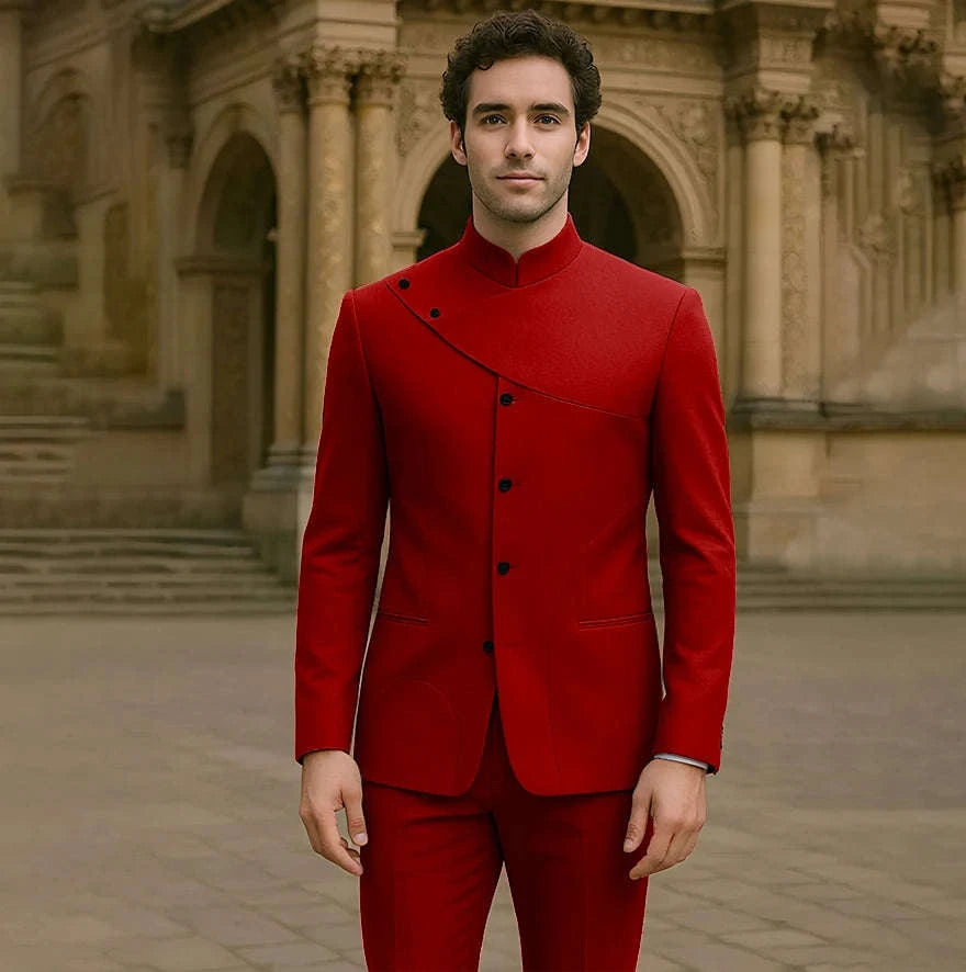 Men’s Custom High-Fashion Suit – Single-Breasted Two-Piece Set (Jacket + Pants) Koala Sydney 