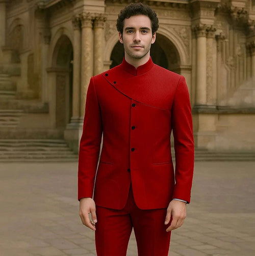 Men’s Custom High-Fashion Suit – Single-Breasted Two-Piece Set (Jacket + Pants) Koala Sydney 