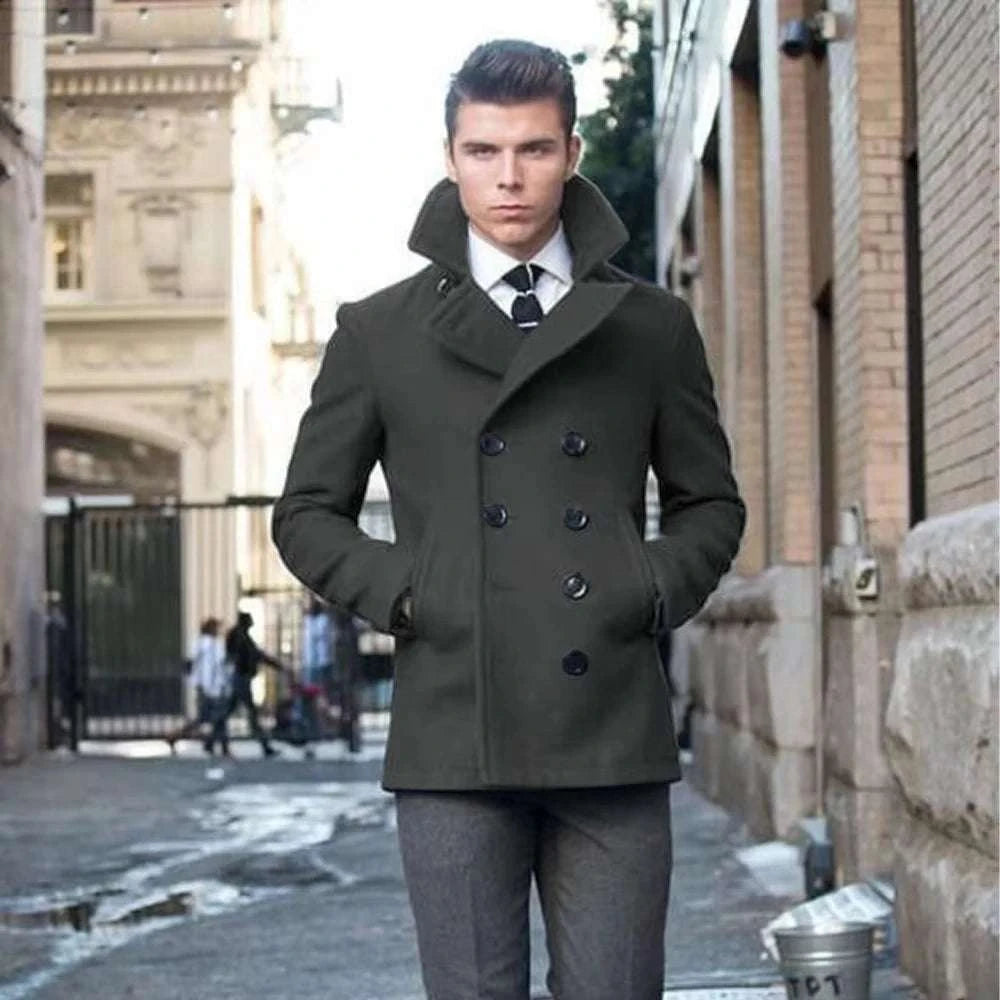 Coat, Suit Jacket Woolen, Double Breasted, Elegant Suits for Men Koala Sydney 