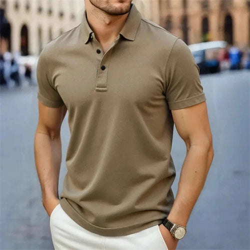 Men's Casual Solid Polo Shirt Koala Sydney 